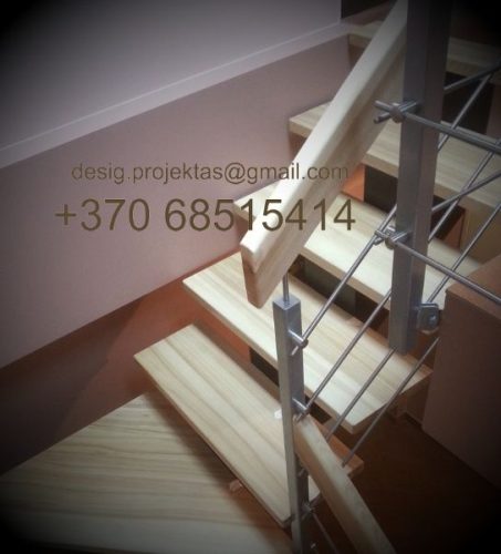 Laiptai. Laiptų, turėklų, gamyba. Dekoratyvinis dažymas 370 68515414