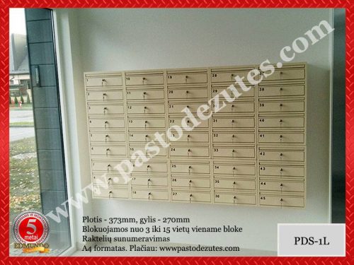 Pašto dėžutės sukūrimas, kad būtų talpi ir saugi.