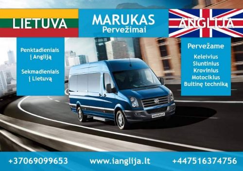 LIETUVA- ANGLIJA, ANGLIJA- LIETUVA