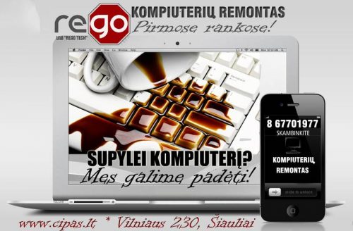 APLIEJOTE SAVO KOMPIUTERĮ  RAMIAI