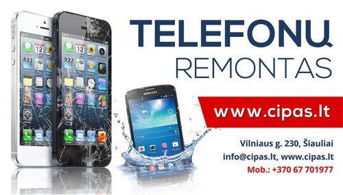 TELEFONŲ REMONTAS ŠIAULIUOSE / ekranų keitimas, lizdų litavimas