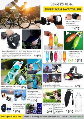 Efektyvus būdas numesti svorio, SPORTO PREKĖS