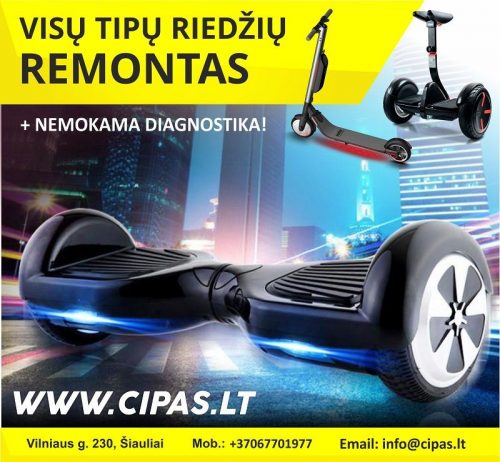 Visų tipų Riedžių remontas Geriausia kaina ŠIAULIUOSE