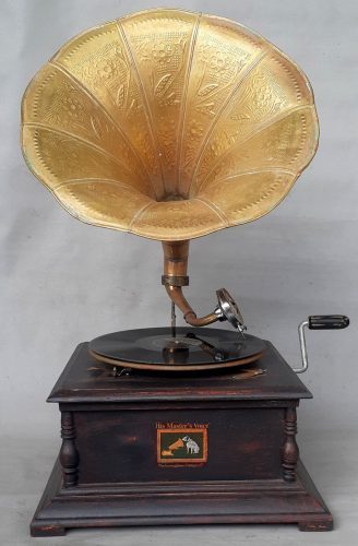 Veikiantis prisukamas Gramofonas