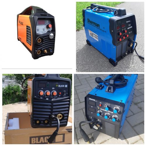 suvirinimo aparatai, skydeliai balionai ir kita