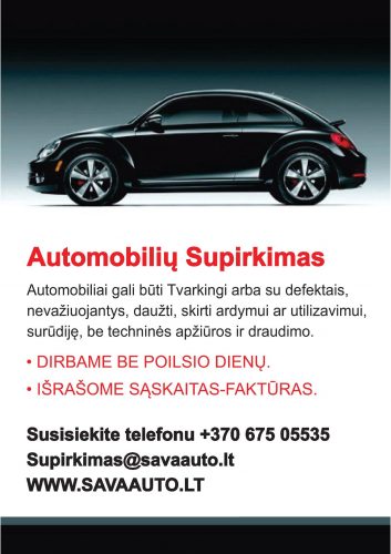 Skubus-Brangus automobilių supirkimas  37067505535