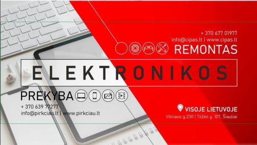 Profesionalus nešiojamų ir stacionarių kompiuterių, telefonų ir plančetinių kompiuterių remontas visoje Lietuvoje