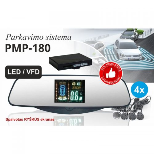 PMP-180 PARKAVIMO SISTEMA VEIDRODYJE SU DAVIKLIAIS 49Eur
