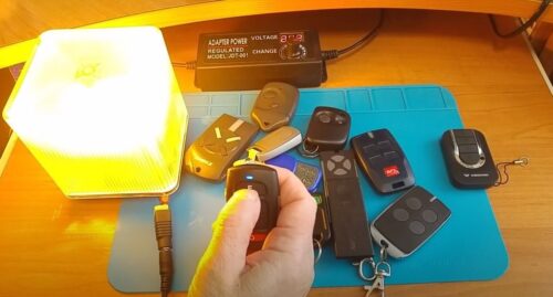 Signaline lempa su pasleptu imtuvu vartams