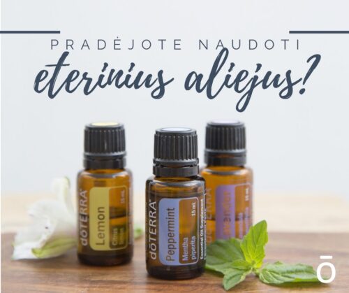 Eterinių Aliejų Rinkiniai doTERRA su mamaterra