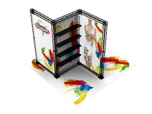 Mobilios stendų konstrukcijos X – parodoms, mugėms, renginiams