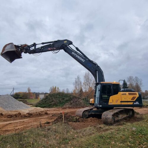 37060625738 Ekskavatoriaus nuoma. zvyras, smelis, juodzemis, augalinis, virsutinis sluoksnis