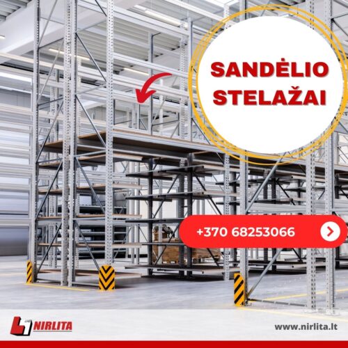 Nauji paletiniai sandėliavimo stelažai