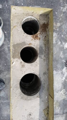 Skylių gręžimas mūre, betone, gelžbetonyje.