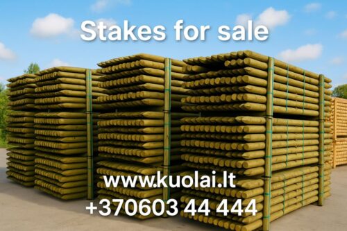 Mediniai tekinti impregnuoti kuolai