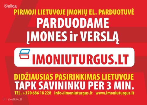 Didžiausias įvairių įmonių pardavimas Lietuvoje Turime virš 100 vnt.