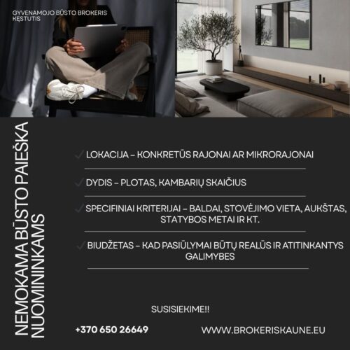 Nemokama būsto paieška nuomininkams