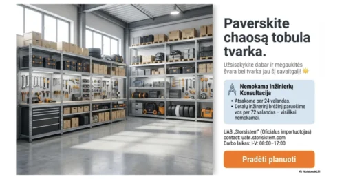 Storsistem Lietuva – Sandėliavimo sprendimai jūsų verslui ir namams