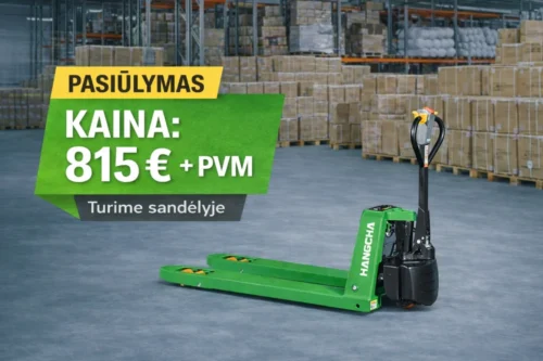 Elektrinis paletinis vežimėlis Hangcha CBD15-WS