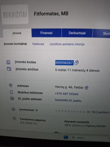 Parduodu mažąsias bendrijas