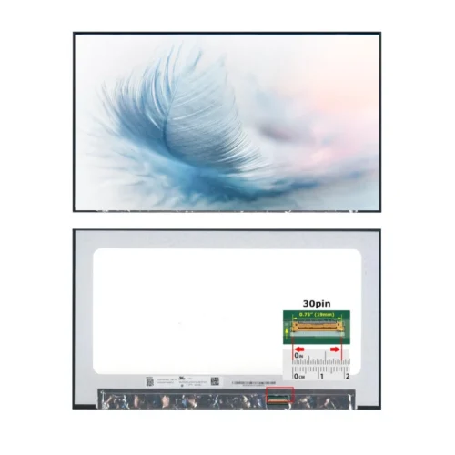 SLIM 15.6″ Laptop Screen | 1920 × 1080 px | 60 Hz | 30-pin (right side) | Matte | Without Brackets |