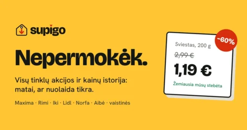 Sutaupykite apsipirkdami
